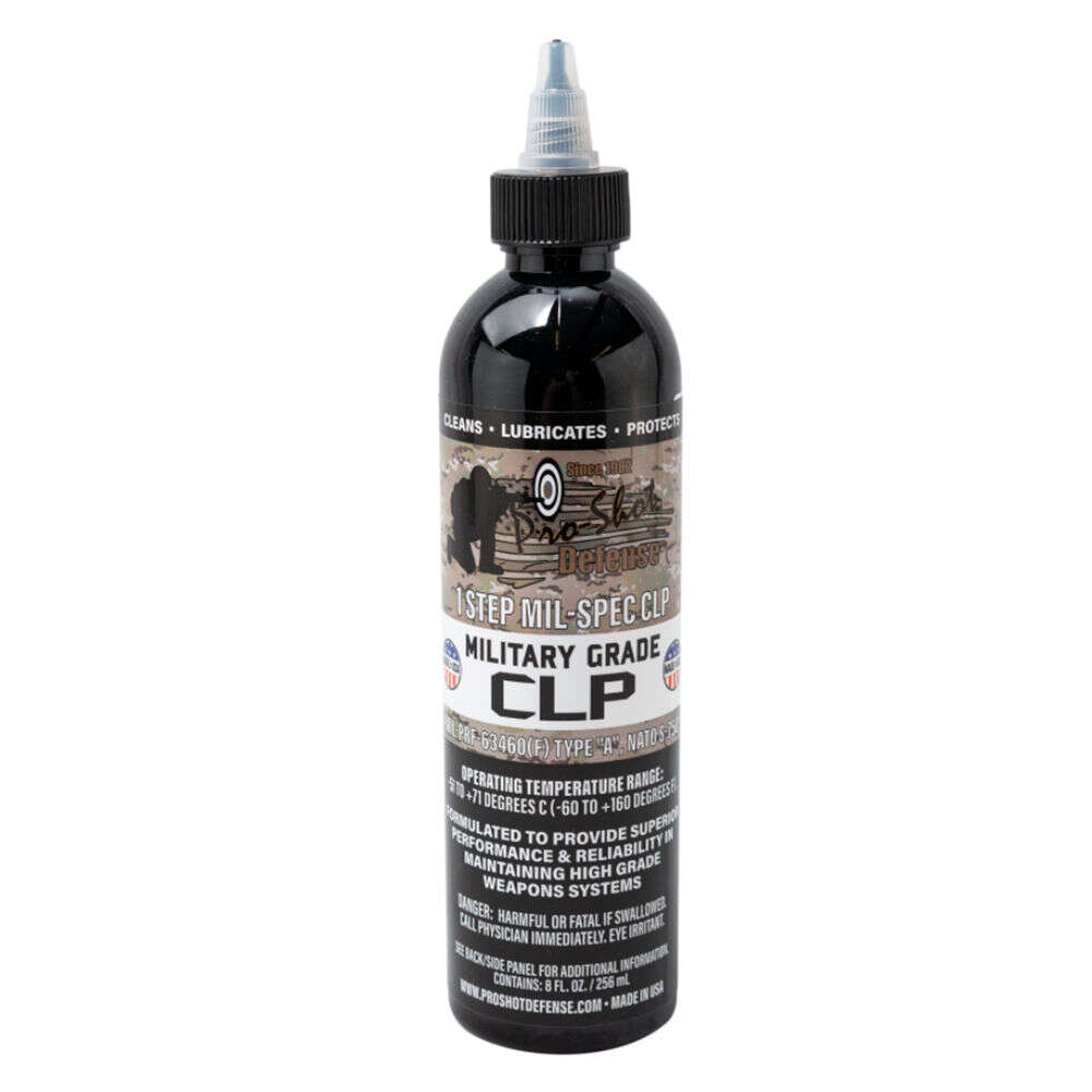 Cleaning Equipment Pro Shot Products 4.50" 1 STEP BIO MIL-SPEC CLP 8 OZ. BOTTLE • Model: 4.50"